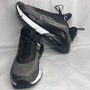 Nike Mens Air Max 2090 Running Sneakers Mens US 15 Black Gray White CW7306-001